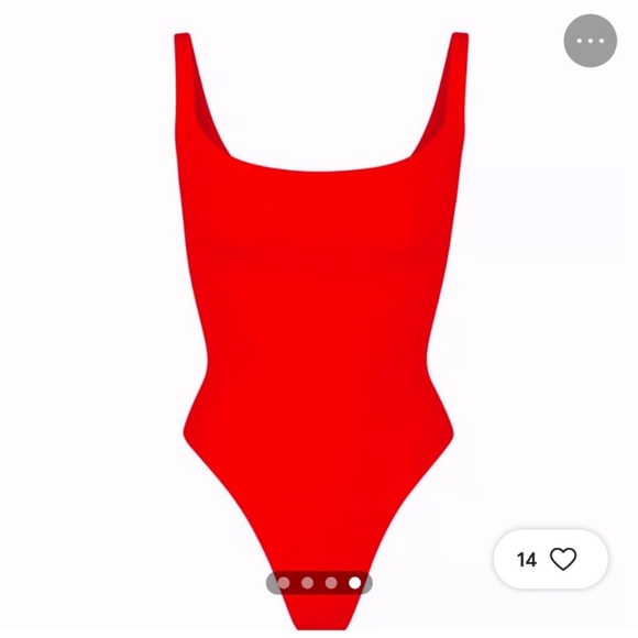 SKIMS Other - SKIMS Red One Piece Swimsuit